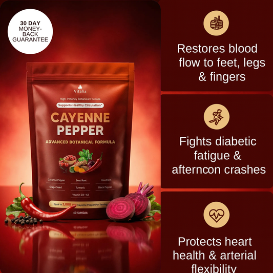 Vitalia Cayenne Pepper Softgels