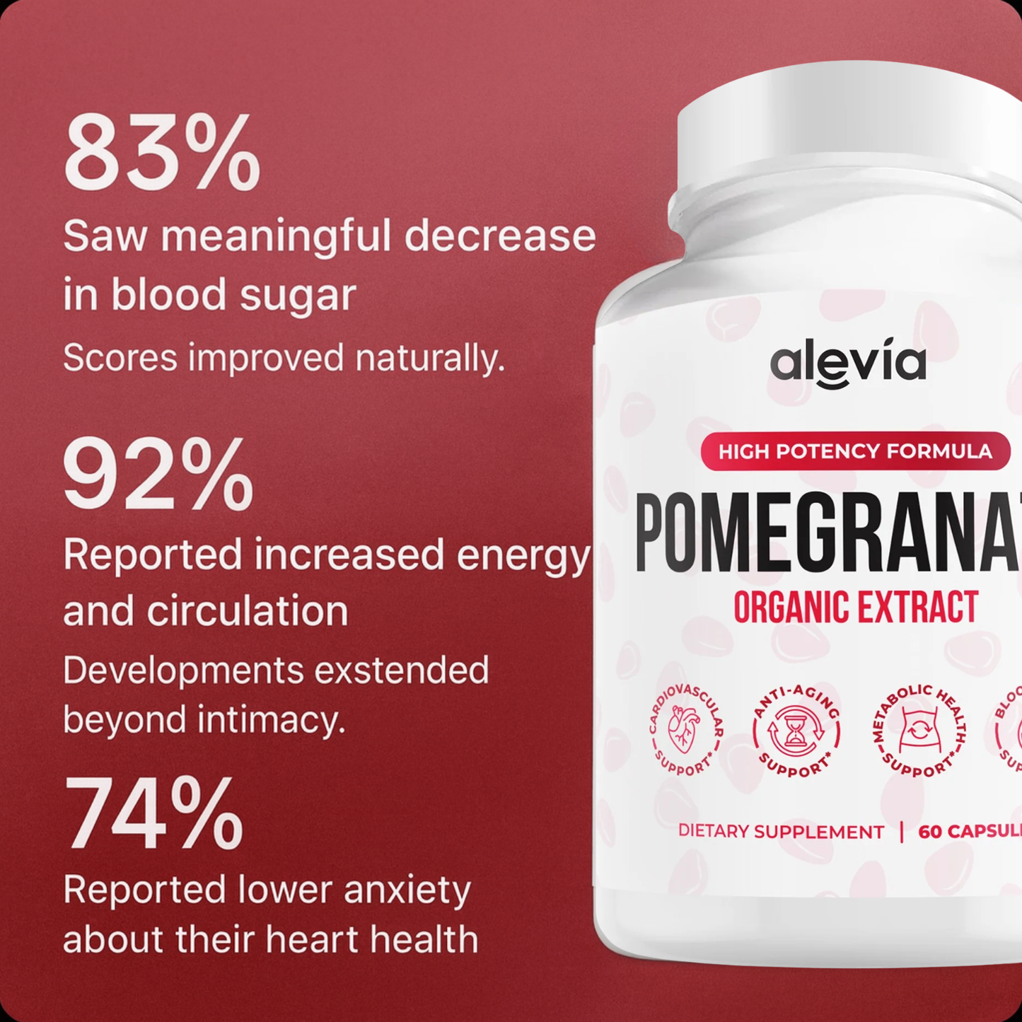 Organic Pomegranate Extract Capsules