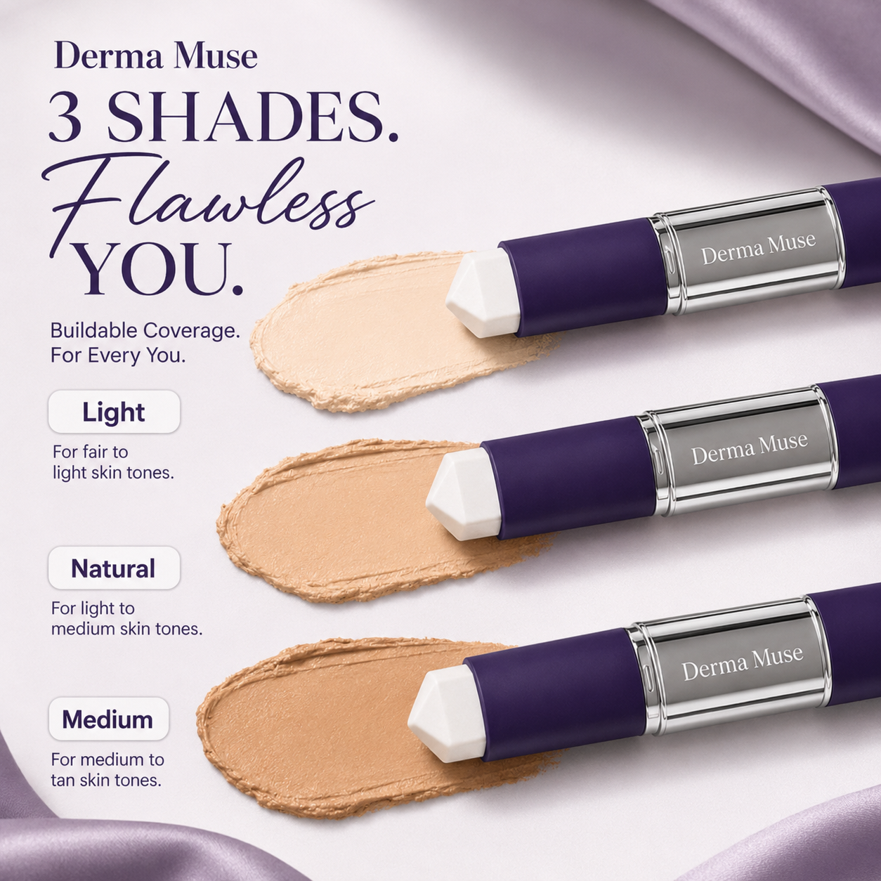 Derma Muse™ – Korean Color Changing Foundation