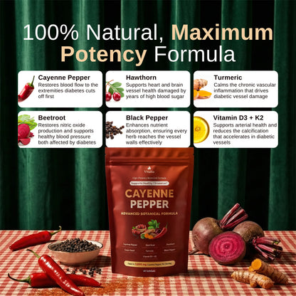 Vitalia Cayenne Pepper Softgels